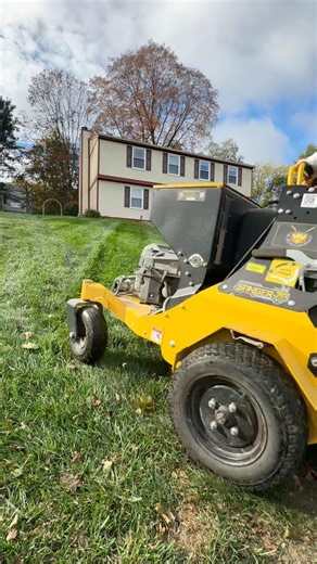 Spring aeration season 🌱 #lawncare #landscaping #fertilization