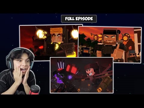 React Episode 77 Skibidi Toilet But Minecraft Animated Version!