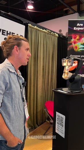 This device gives a face and personality to digital assistants like ChatGPT, bringing a whole new level of engagement and interactivity.🤖✨ With advanced computer vision, emotional intelligence, and object recognition, it can see you, understand your emotions, and even interact with objects around you. Perfect for personal use, education, caregiving, and enhancing customer experiences in businesses. 🌐📚 Available Now: WeHead Follow @gadgetglimpse to discover more interesting products. #AI #Arti