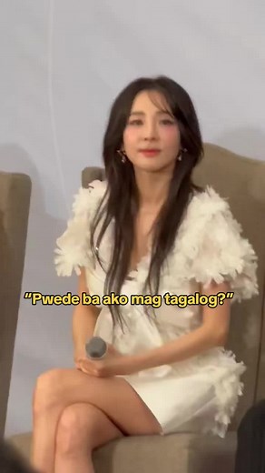 Sandara Park Chooses Tagalog for Her Interview