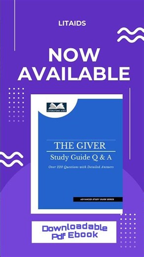The Giver Study Guide Q&A #proficientedge #thegiverstudyguide