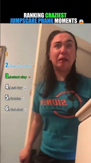 Ranking The Most Brutal Jump Scares 💀 #pranks #funny #shorts