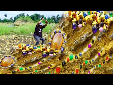 I found a treasure trove of diamonds thousands of years old hidden underground!