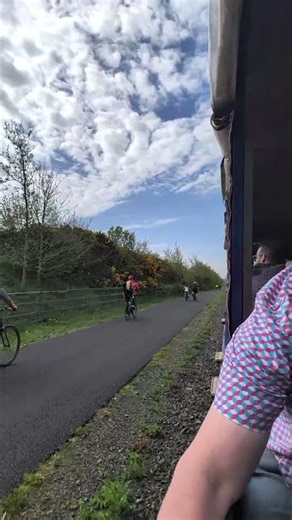 Scenic Train Ride Through Kilmeaden, Ireland 🚂 #irishtourism #trains #countryside