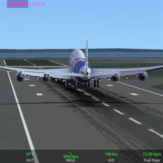 Malaysia Airlines Takeoff ✈️ | Real Flight Simulator RFS #Shorts