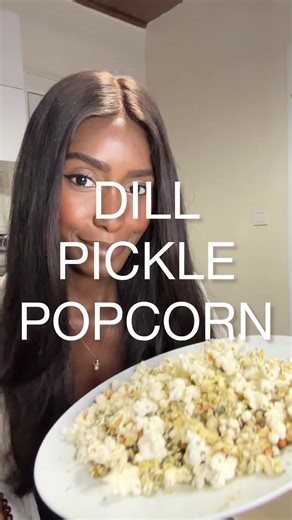 Ready for a dill pickle popcorn party? This is the tangy snack you've been waiting for! #popcorn #popcornrecipe #popcornsnack #snackideas