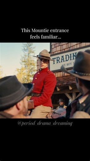 This Mountie entrance feels familiar… #hopevalley1874 vs. #wcth Ep. 1 parallel