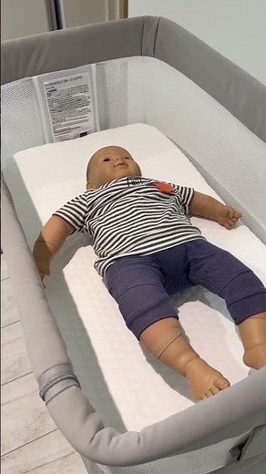 Oyster Wiggle Crib - Co‑Sleeper