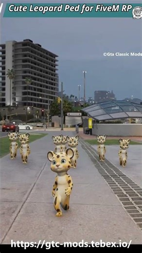 😂GTA 5 Cute Little Leopards Group in FiveM🐾🐆| Funny RP