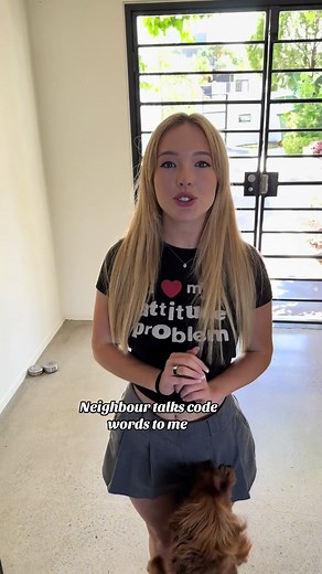 Neighbor's Code Words | Girl Code Conversation