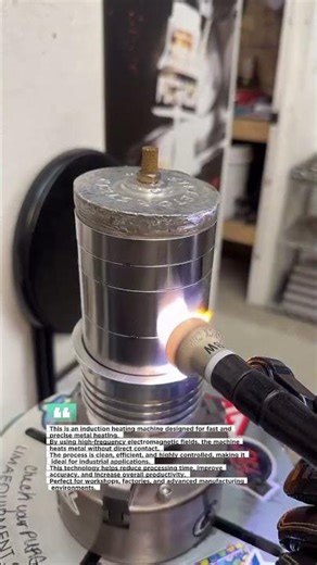 Amazing Induction Heating Machine for Precision Metal Work #Metal #Engineering #Factory
