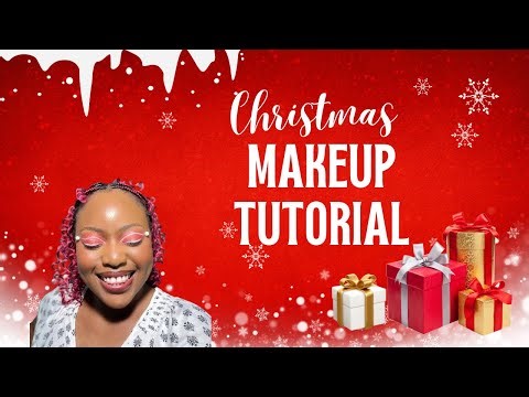 PINK CHRISTMAS EYESHADOW TUTORIAL