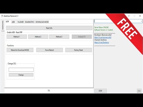 ZeroKnox Removal V2.1 FRP & Knox Removal Tool (Android 16 FRP For Safety Is Turned Off Temporary)