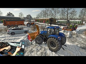 Réalisme au MAX ! Déneigement sur Route GLISSANTE et Travaux d'épandage | FS25 VUE VOLANT