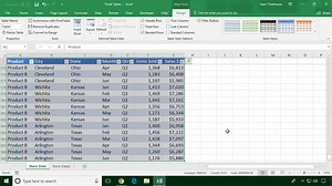 Building a Pivot Table