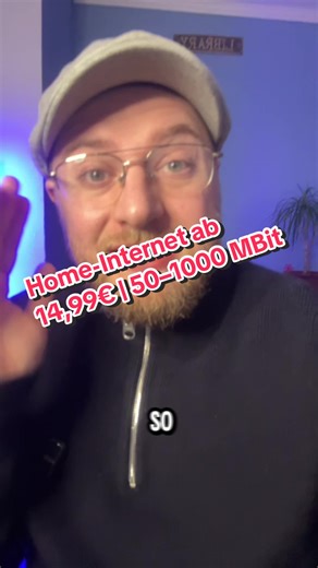 So günstig gab’s Internet für Zuhause noch nie. Bei O2 starten die Tarife schon ab 14,99 € für 50 MBit – und gehen hoch bis 1000 MBit. Perfekt, wenn du schnelles, aber trotzdem günstiges Home-Internet suchst. ANZEIGE | #internet #o2 #zuhauseinternet #homeinternet #sparhack