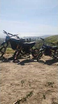 Riding with friends in the trails