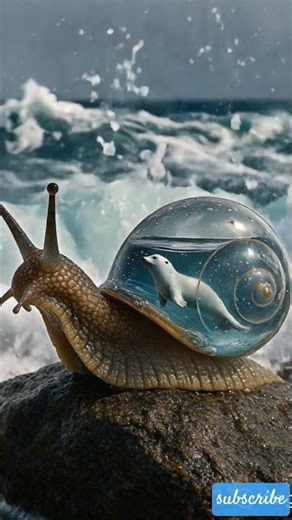 “Ocean Inside a Snail 🐌✨ | Magical Sea World Animation | Fantasy Nature Art”