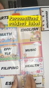 Personalized subject label #sticker #stickerpad #adsonreels #stickerpad #subjects | Teacher El Learning Materials