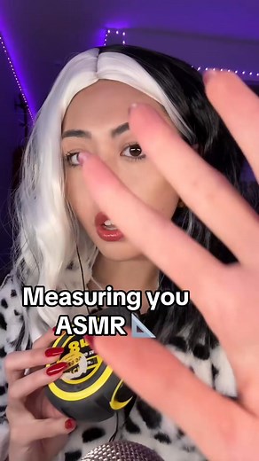 12K views · 254 reactions | Measuring you asmr  Whisper-ween Cruella de ville  YT angelic lof... #asmr #asmrvideos #asmrsounds | Angelic Lofi ASMR | Facebook