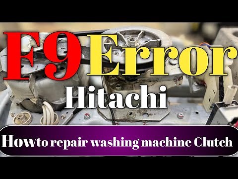 Washing Machine Gearbox Repair | Hitachi Washing Machine Clutch Gear Repair Step by Step save Money