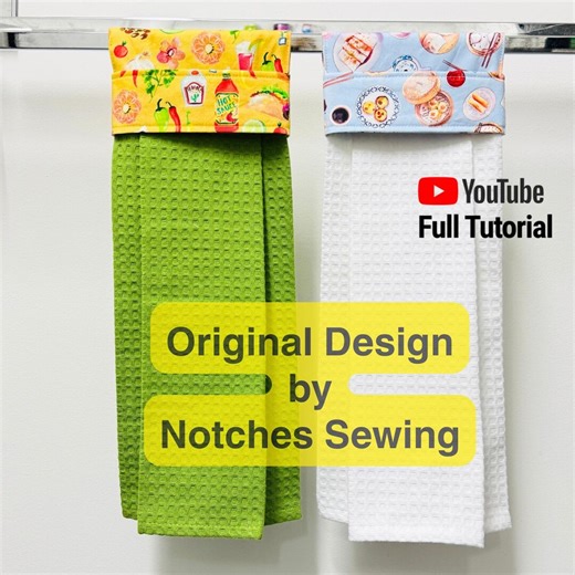 Modern Hanging Tea Towel Sewing Pattern: Beginner Friendly (digital Download) - Etsy New Zealand