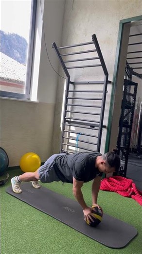 Med Ball Diamond Push Ups