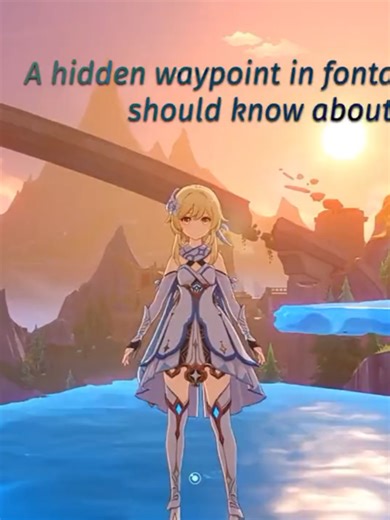 Discovering a Hidden Waypoint in Fontaine - Genshin Impact Guide