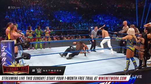 295K views · 305 shares | In this MASSIVE Mixed Tag Team Match on WWE SmackDown Live, who will gain momentum heading toward WWE WrestleMania's Battle Royals?! | WWE | Facebook