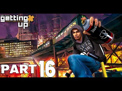 MARC ECKO'S GETTING UP - WALKTHROUGH GAMEPLAY - PART 16 - INTERIOR CCK HQ (PS2)