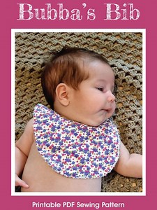 Bubba's Baby Bib Printable PDF Sewing Pattern - Etsy UK