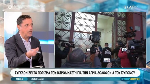Θ. Πάνου για 17χρονο - Σέρρες: «Διαφαίνεται ότι το παιδί δέχεται πολλαπλά χτυπήματα σε πρόσωπο και κεφάλι»