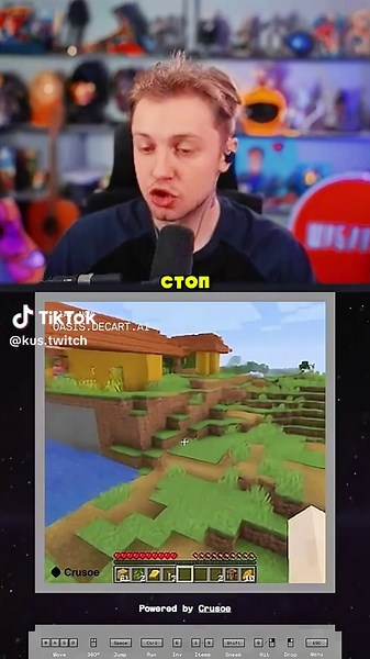 Real-Time Interactive Minecraft Oasis with AI Generation