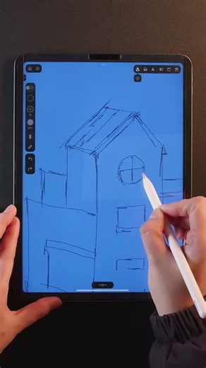 Digital Art Process on iPad – From Sketch to Salary Dreams 🎨✏️ #art #artist #painting #realisticart
