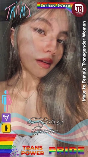 Male to Female Transgender Woman - Larissa Souza💗👑 #transgender #viral #shorts