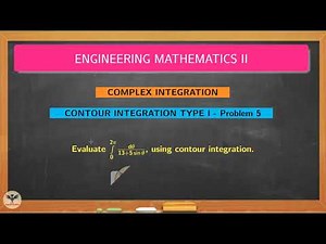 Contour Integration Type I Problem 5 / Complex Integration / Complex Variables / GATE / TANCET