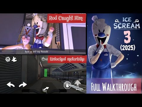 Ice Scream 3 Full Gameplay Walkthrough | Rod’s Story + gameplay guide
