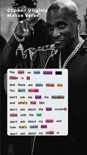Iconic Malice verse from Tiny Desk! | Lyrics Highlighted