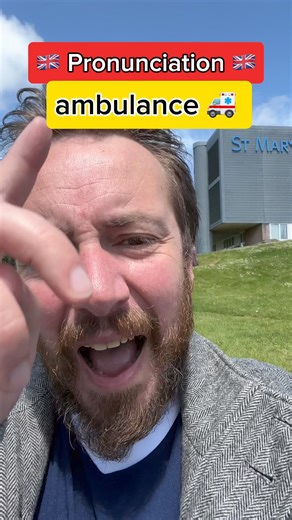 Learn how to pronounce ‘ambulance’ in a modern British RP accent! 🇬🇧🔍 🔶Are you ready to improve your English fluency? Every day I teach English pronunciation in a British RP accent. I love helping people learn English, so if you want a lesson on anything, let me know. Perfect your British pronunciation on your way to English fluency! 🗣️📈 🌍💬 #englishlearning #learnenglish #learningenglish #britishenglish #englishpronunciation #pronunciation #learn_english #britishpronunciation #learnengli