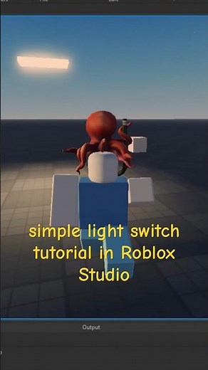 Simple light switch scripting tutorial in Roblox Studio