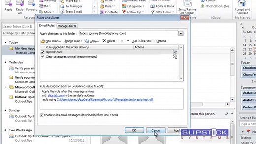 How to create an Autoreply rule - Outlook Tips