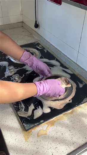 Before & After: Kitchen Stains Gone in Seconds! Ultimate Cleaner Test#kitchencleaning