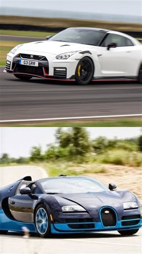 Nissan GT R Nismo vs Bugatti Veyron Grand Sport Vitesse