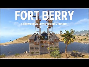 INSANE Rust Farm Base — Armored Bunker, 8 Grow Rooms & Huge Production