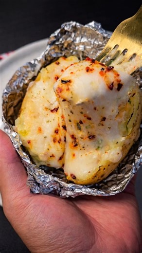 Try This Cheesy Potato | Crispy Outside, Gooey Inside 🧀🔥