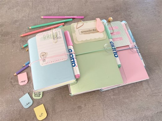 Midori PVC Travel Notebook, Clear Planner Cover - Etsy