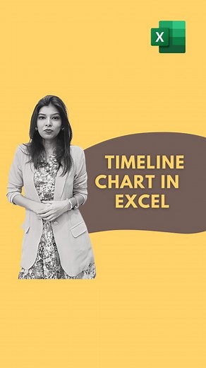 Shristi Kumar | Align Excel on Instagram: "A timeline chart is a visual representation that illustrates the chronological sequence of past or future events on a timescale. It is primarily used in project management to display milestones, deadlines, and other significant dates and events. This tutorial comprehensively explains the easiest method to create a timeline chart, covering every aspect in the video. If you encounter any difficulty in understanding any part, feel free to ask questions in 