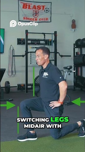Stop Doing Lunges Wrong: Master the Explosive Jump! ⚠️ #technique #gymtips