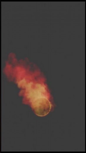 🔥 Realistic Fire Animation in Blender | CGI Showcase ✨#blender #realisticfire #cgi #blenderfx