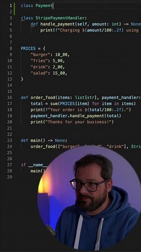 Dependency Inversion In One Minute // Python Tips